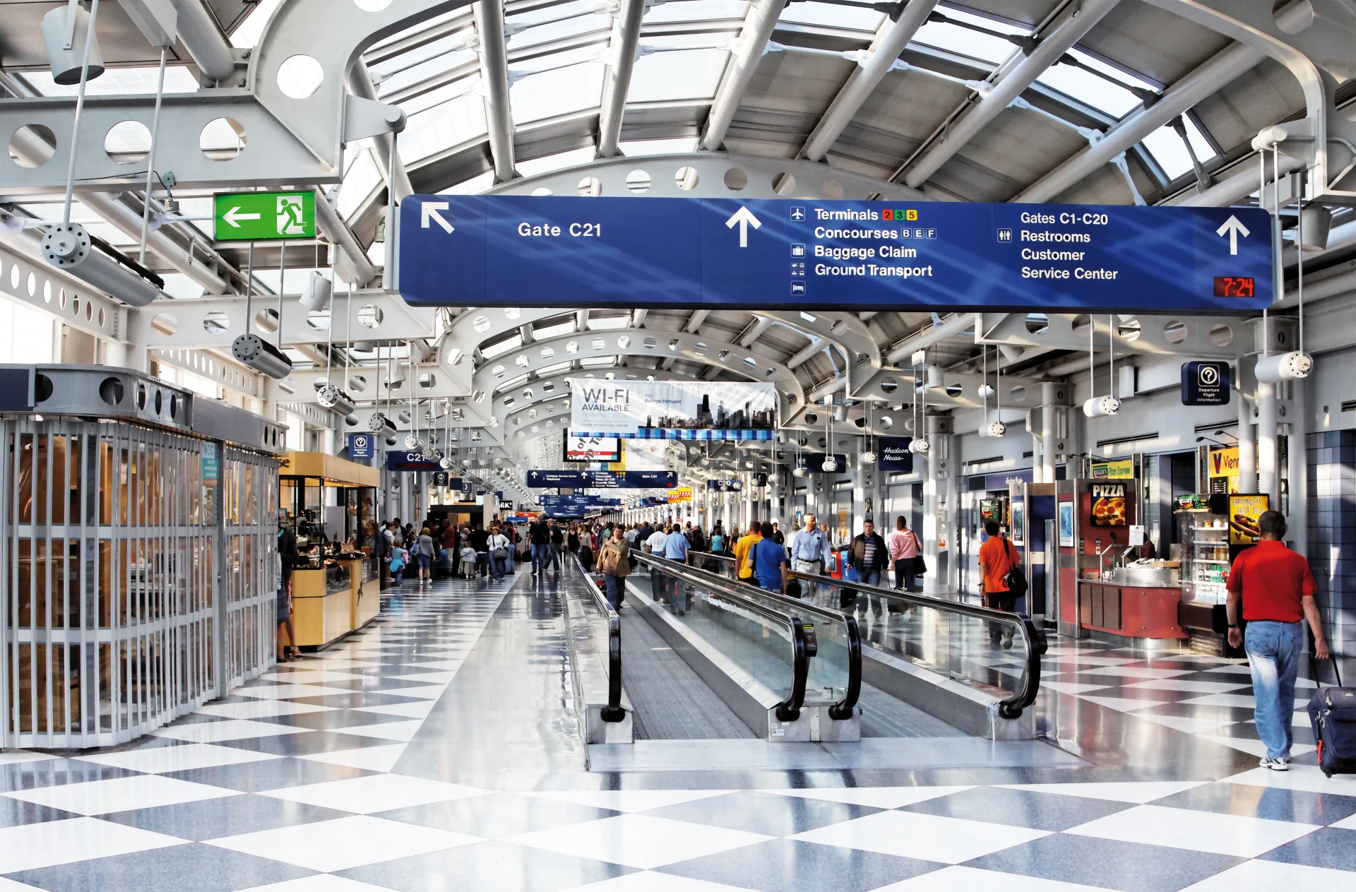 Airport With Exit