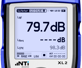 XL2-Anzeige-Schallpegelmesser XL2-Anzeige-Schallpegelmesser